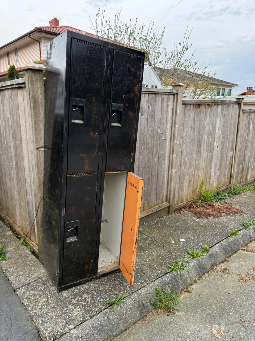 Black Double Door Locker
