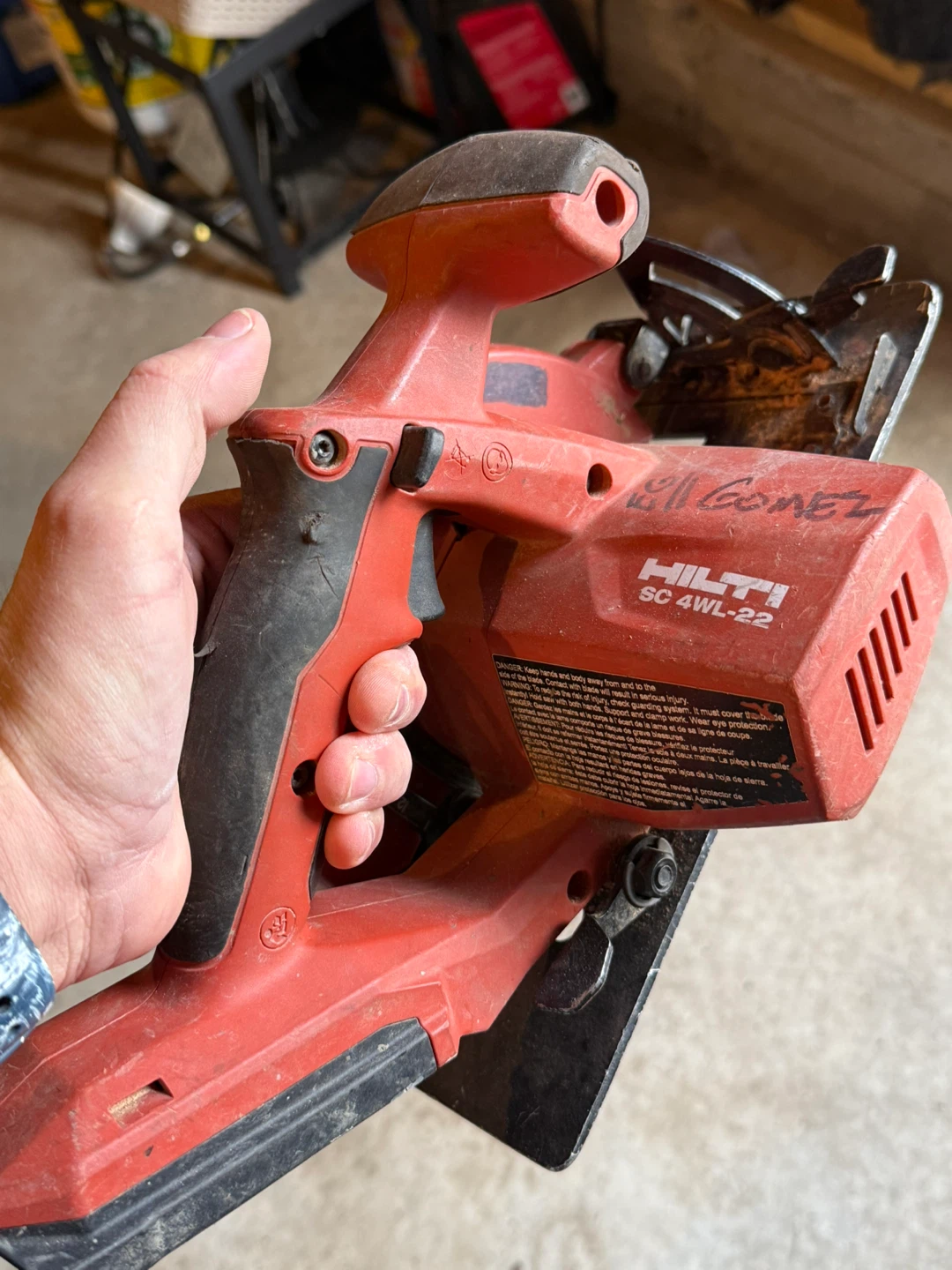 Hilti SC 4WL-22 Cordless Cut-Off Saw - photo 5