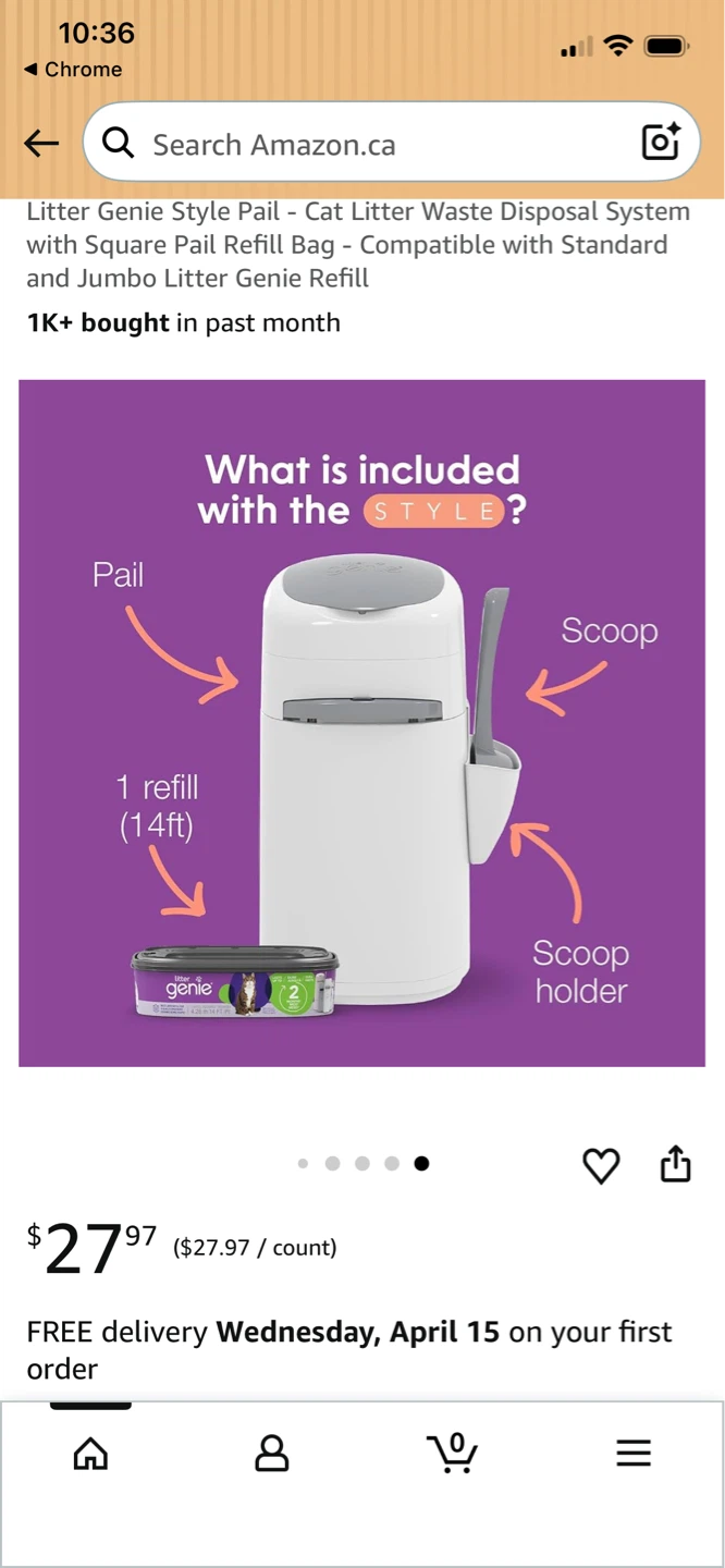 Litter Genie Cat Litter Waste Disposal System