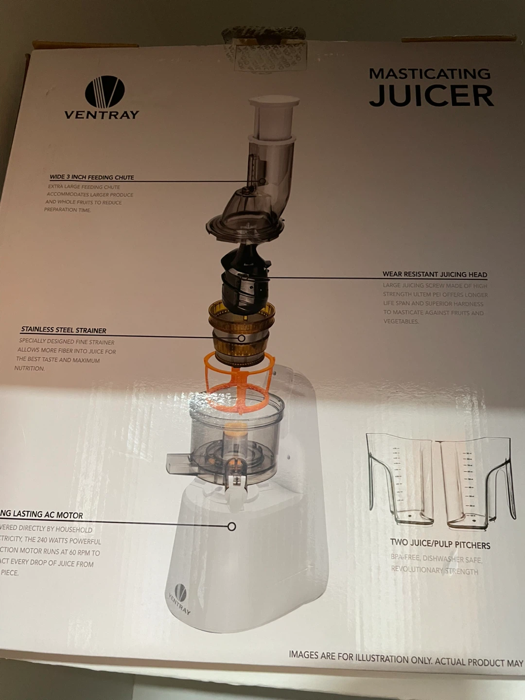 Ventray Masticating Juicer
