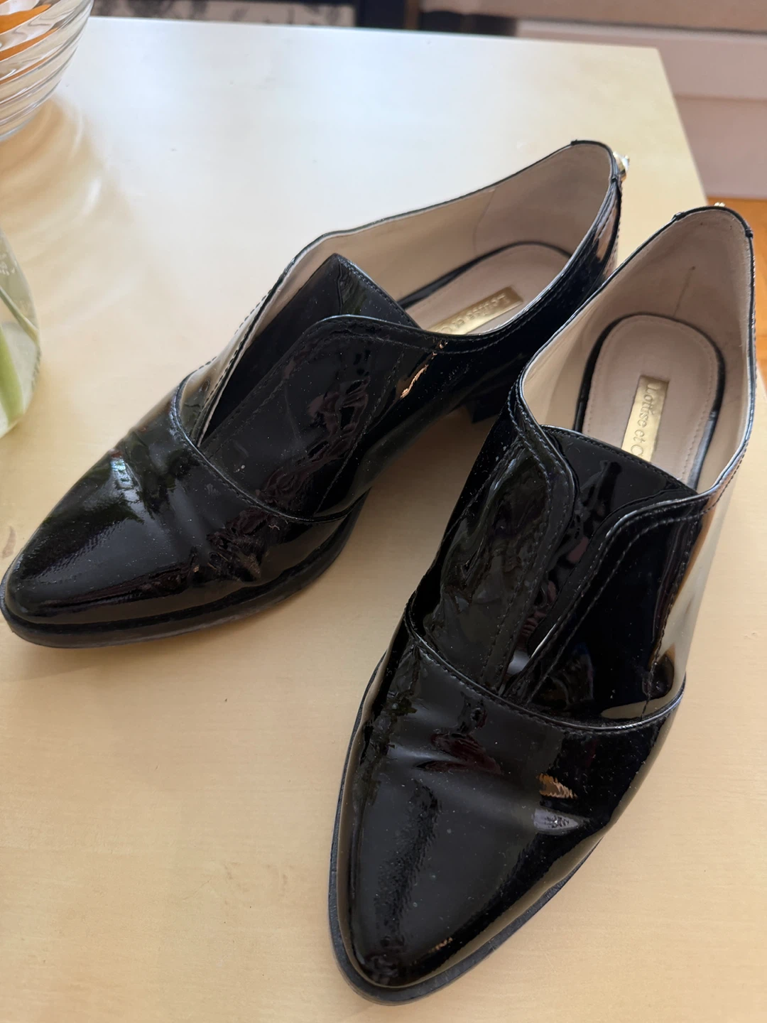 Jeffrey Campbell Black Patent Loafers Size 8 - photo 2