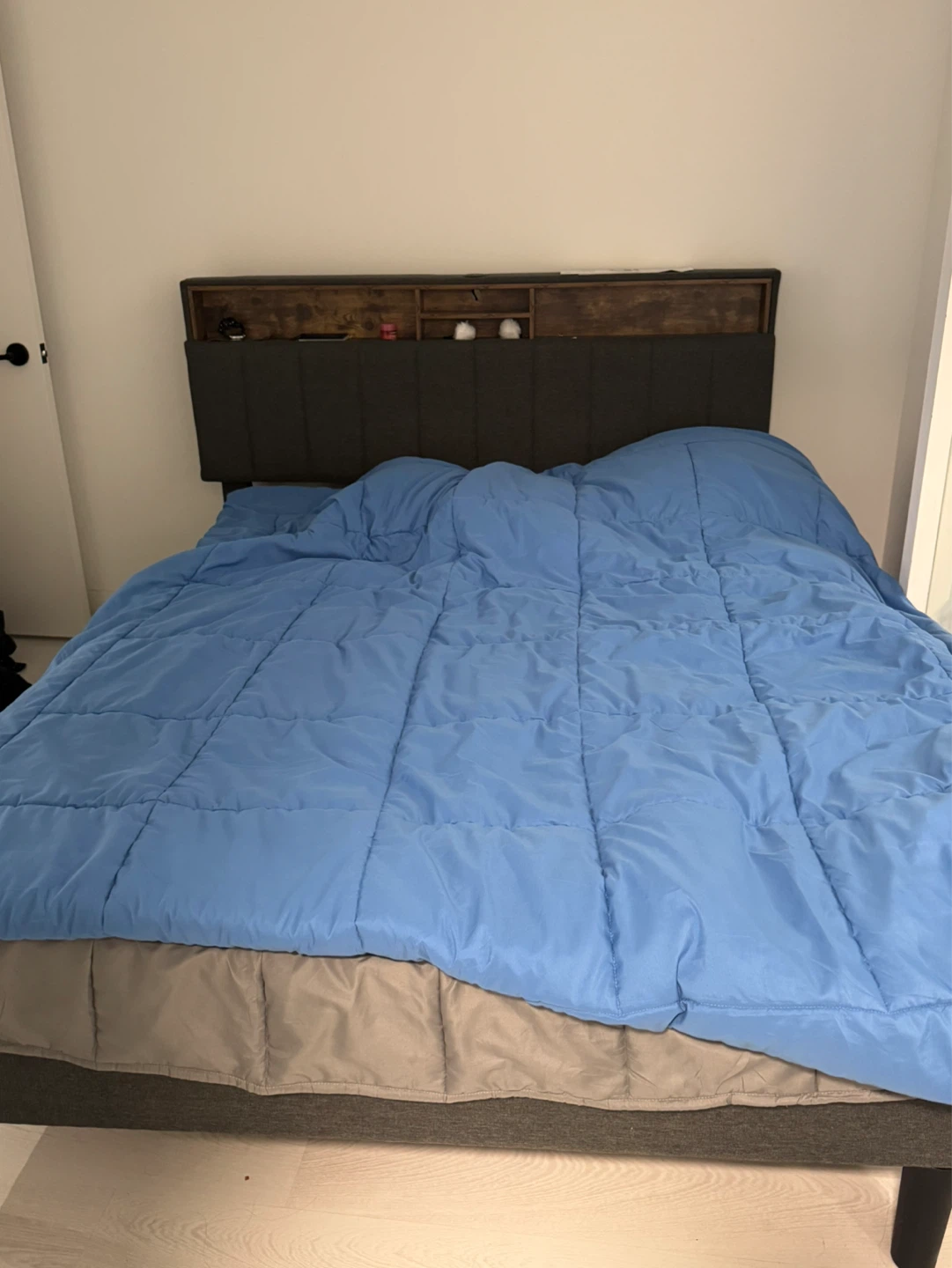 Giving away a bed frame and mattress (FREE)!