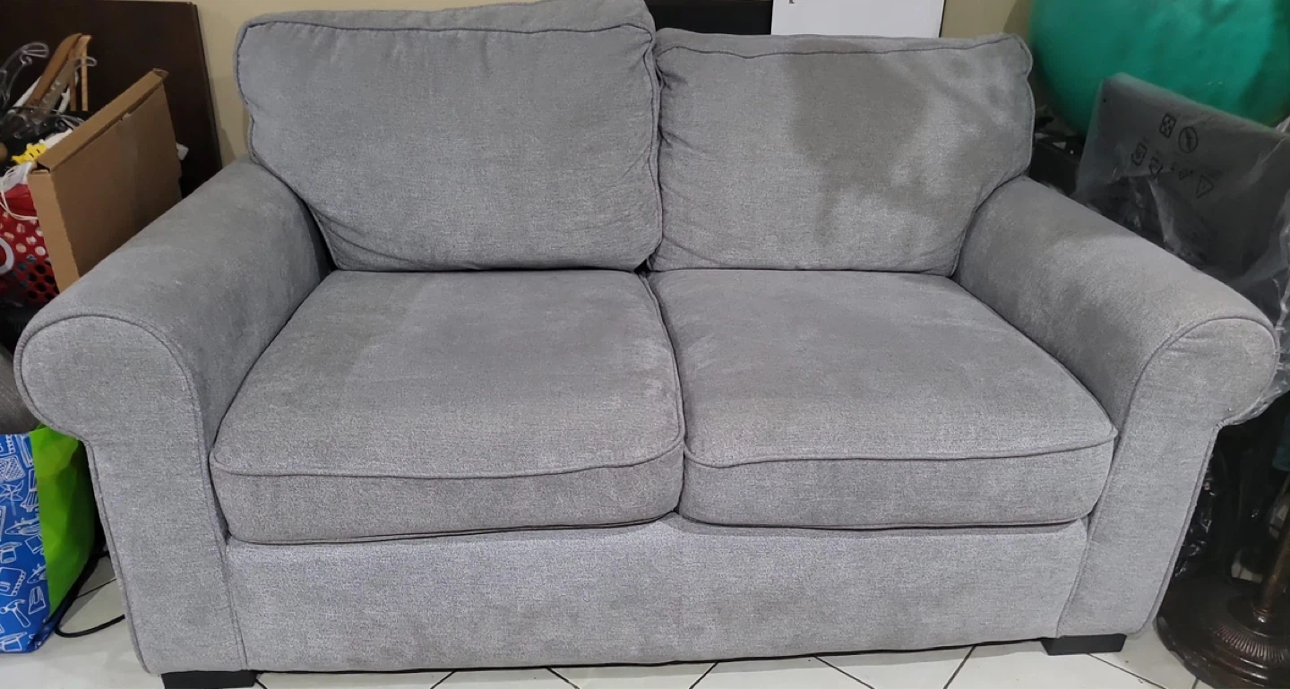 Gray Loveseat Sofa - photo 4