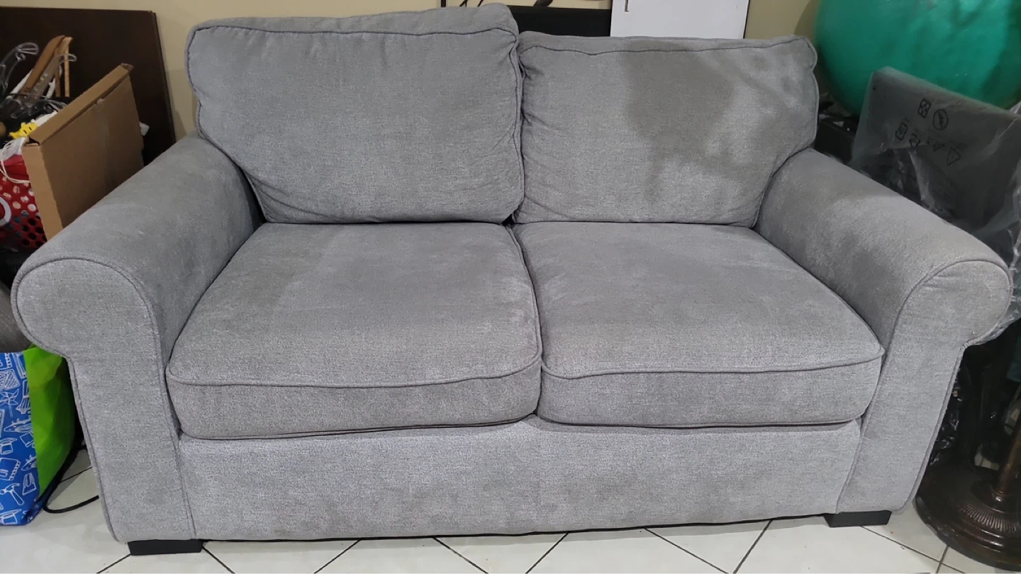 Gray Loveseat Sofa - photo 2
