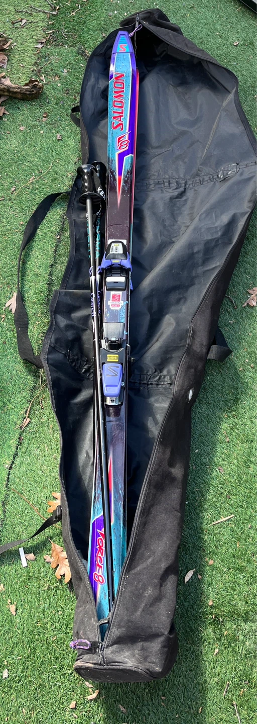 Salomon Skis with Bindings and Poles in Bag - photo 3