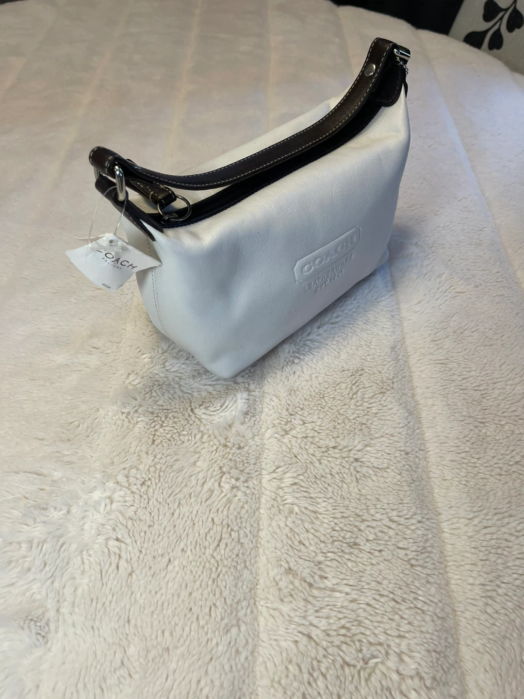 New Coach White Leather Bag - photo 2
