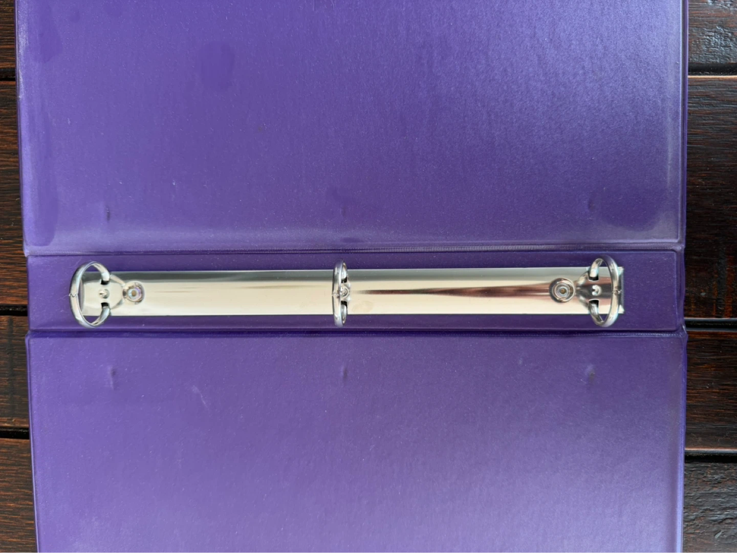 Purple 3-Ring Binder - photo 2