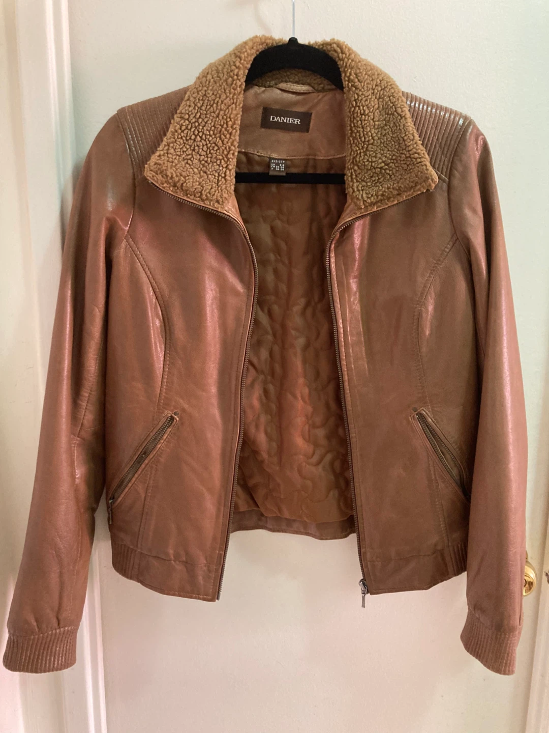Danier Brown Leather Jackets