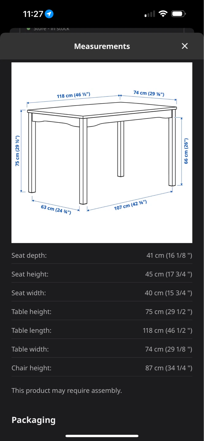 IKEA Table and 4 Chairs - photo 5
