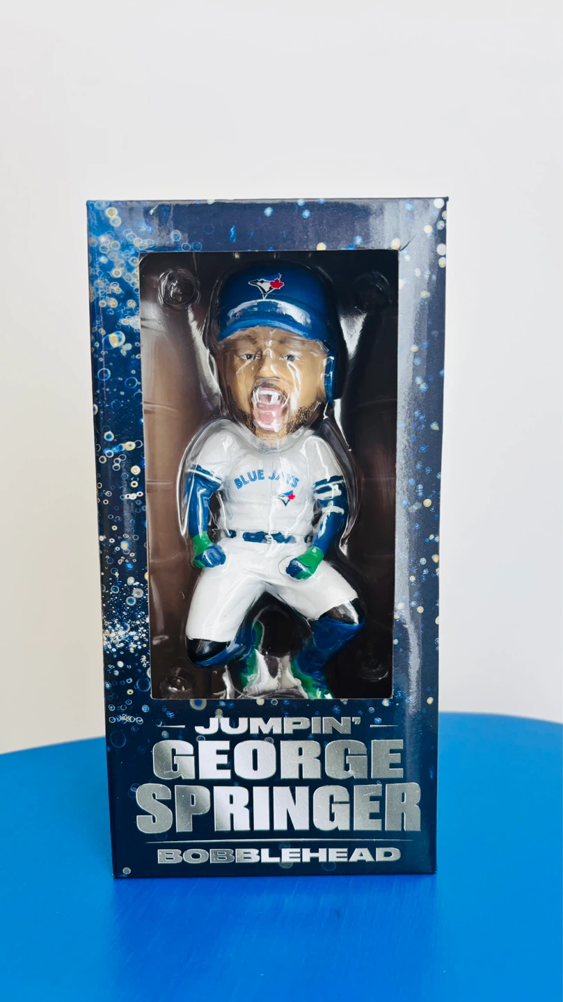 JUMPIN' GEORGE SPRINGER BOBBLEHEAD TORONTO BLUE JAYS