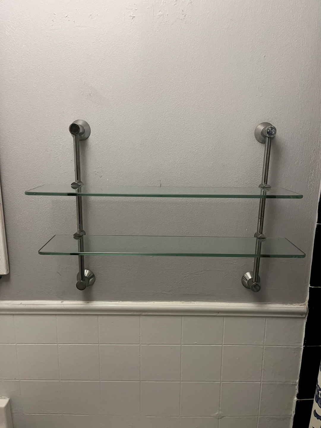 Glass Bathroom Shelf