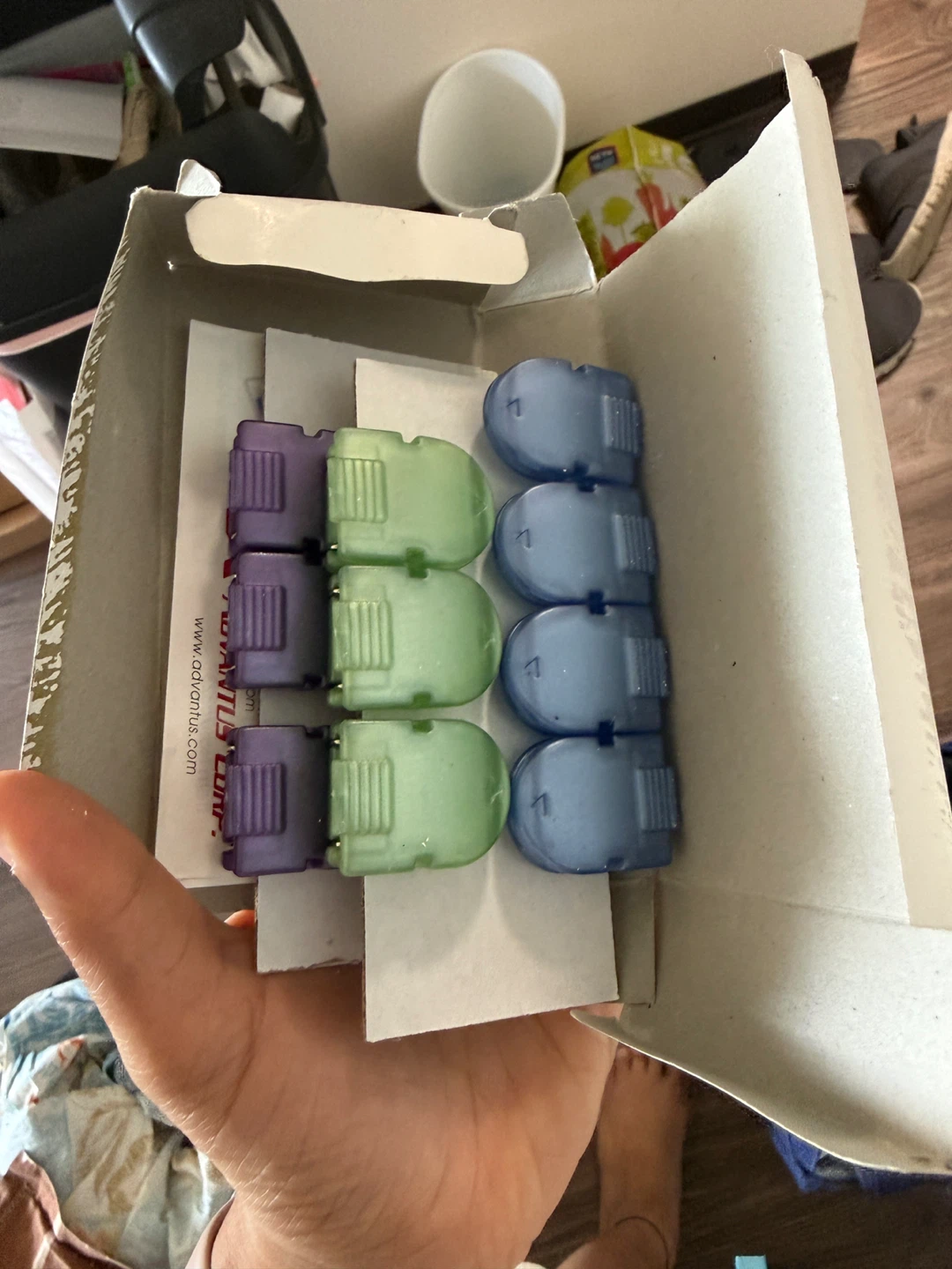 Advantus Flip Clips Assorted Colors