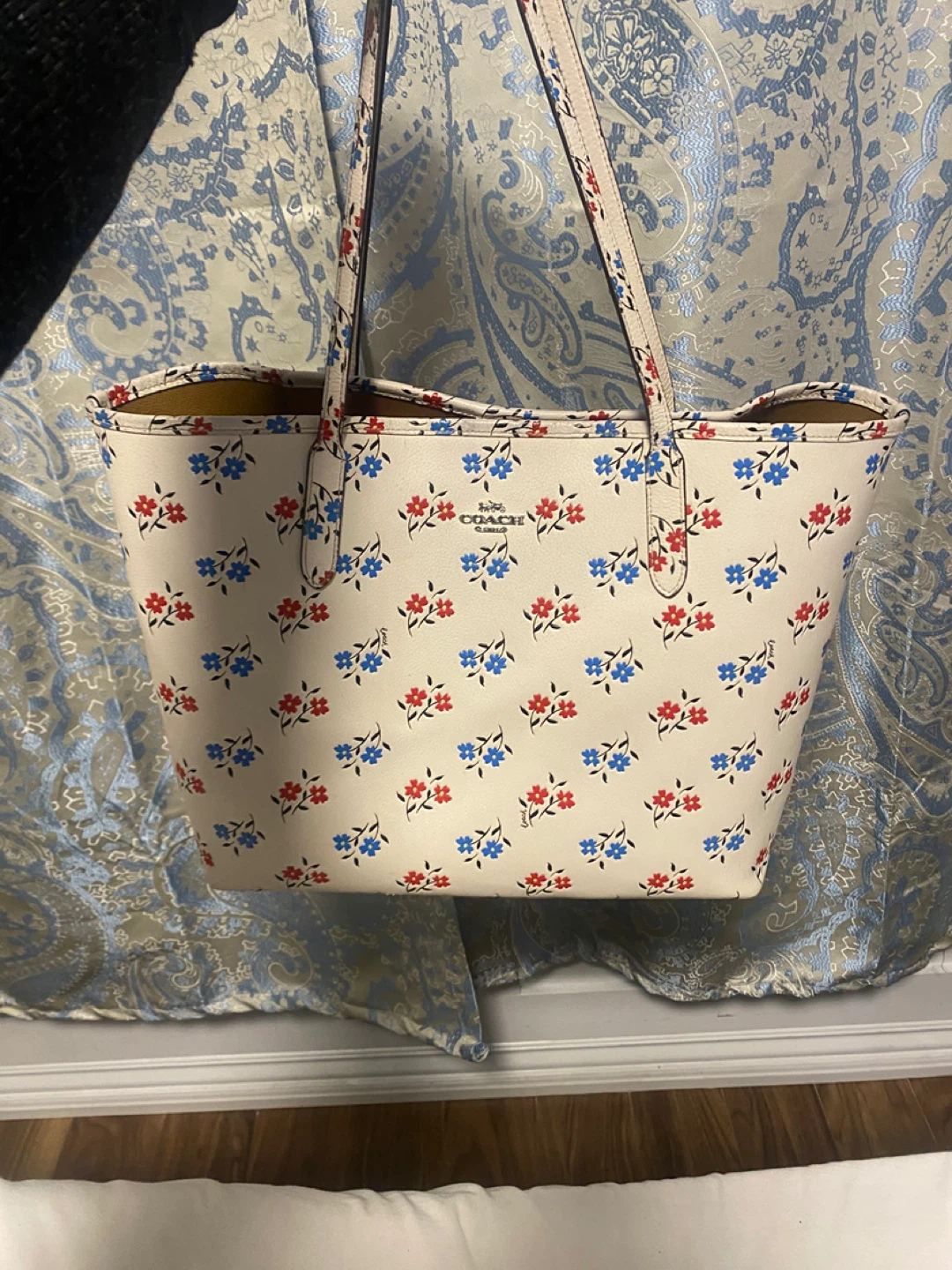 Coach Floral Tote Bag
