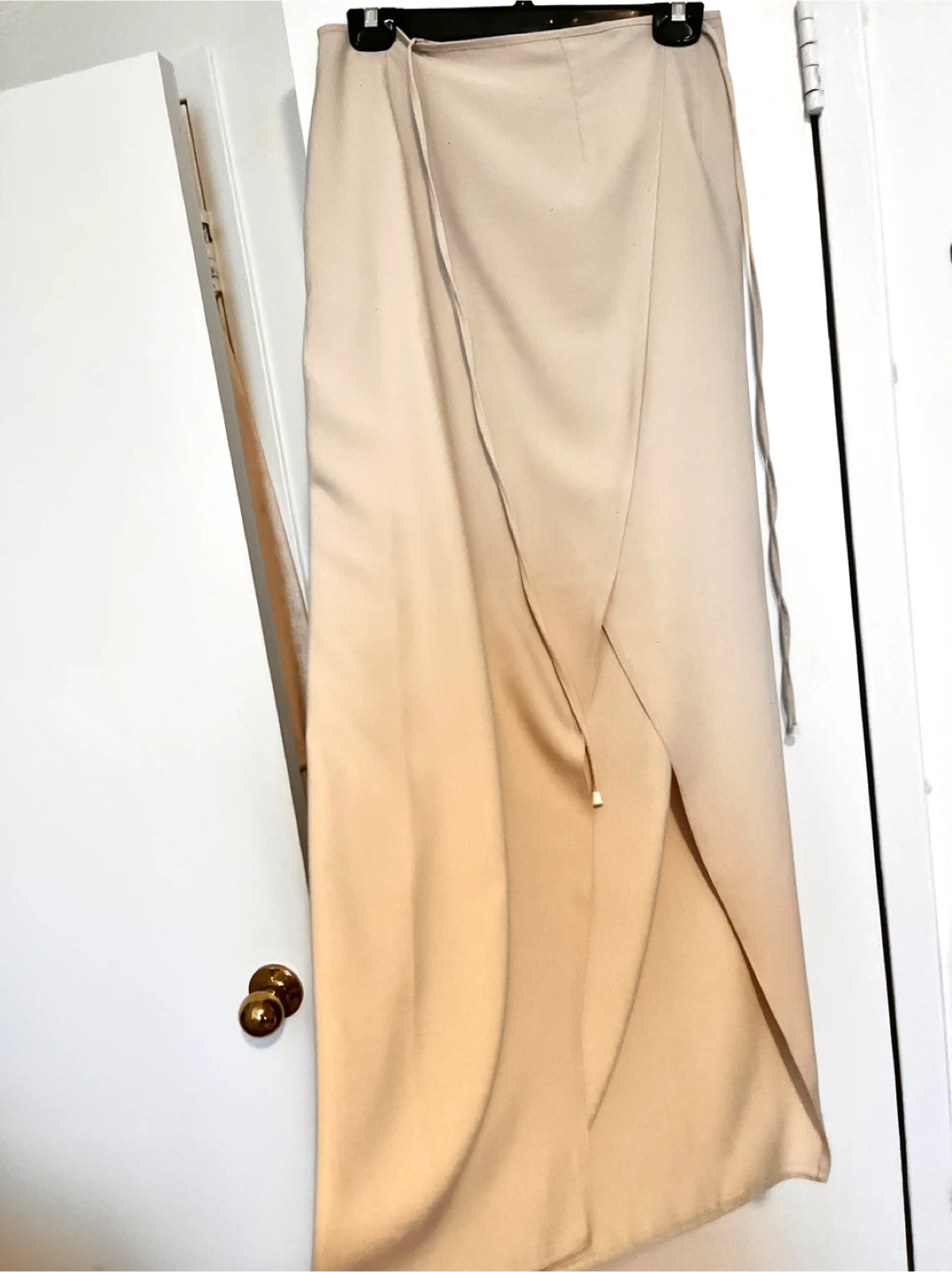 Beige Wrap Maxi Skirt Size S/M - photo 4