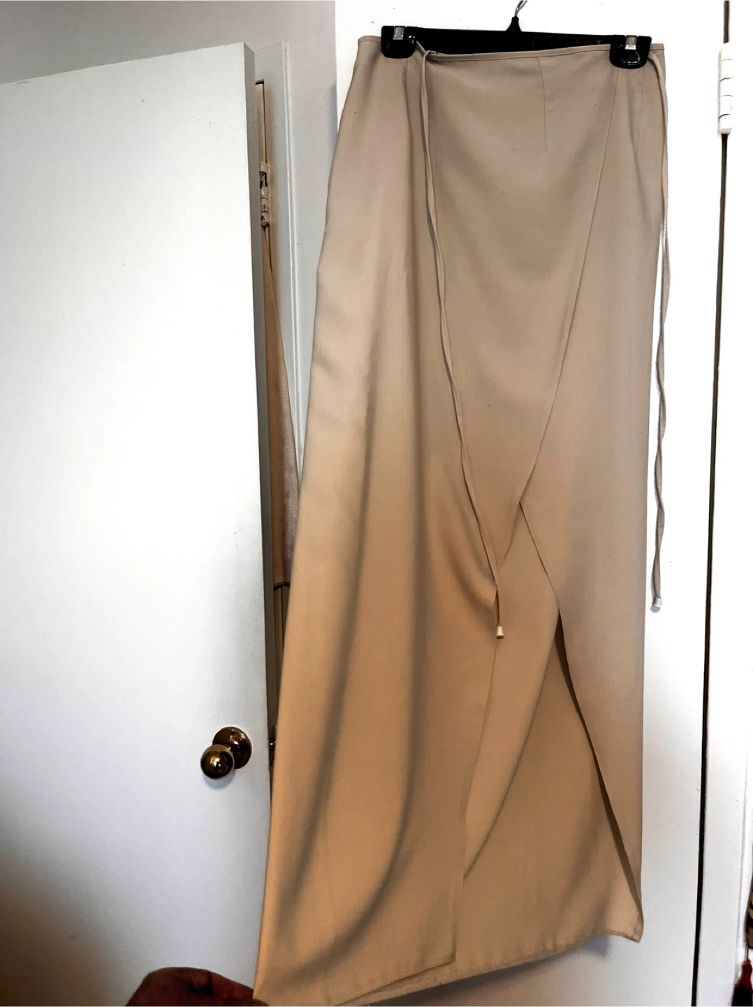 Beige Wrap Maxi Skirt Size S/M - photo 2