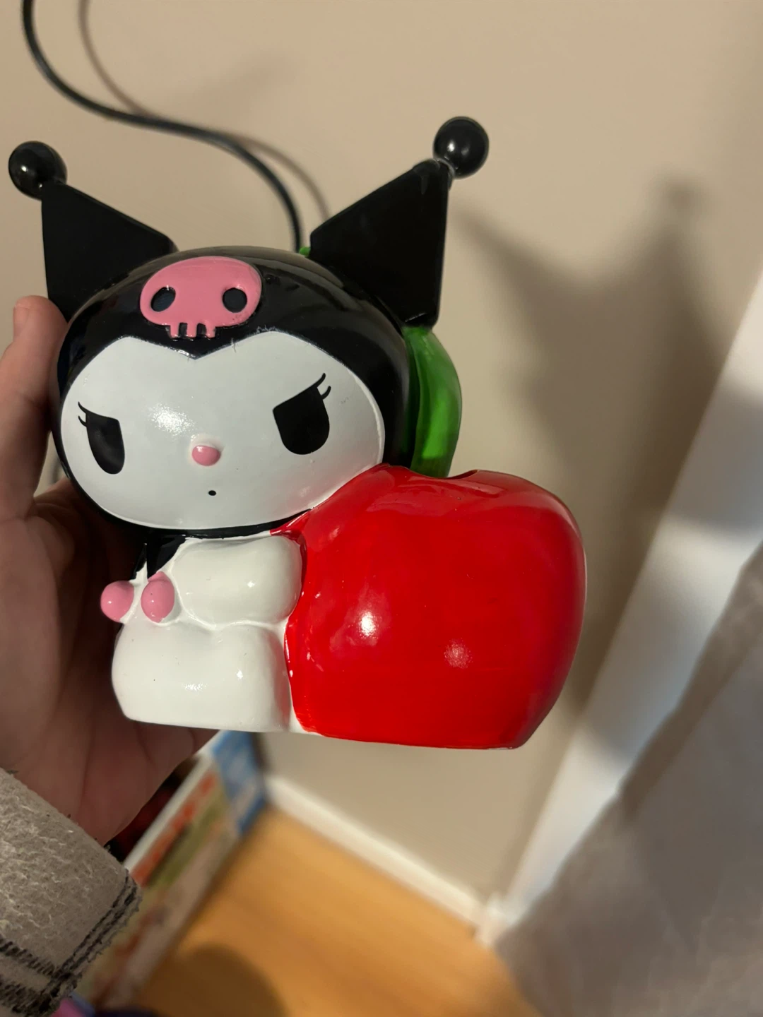 Kuromi Apple Figurine