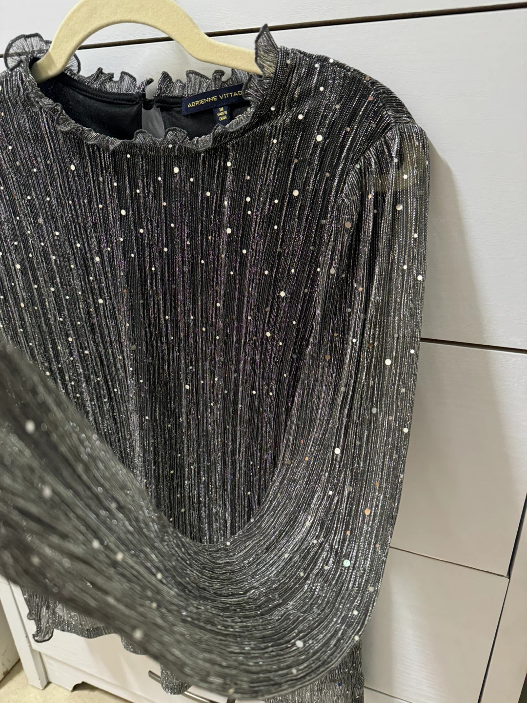 Adrienne Vittadini Metallic Sparkle Top - photo 2