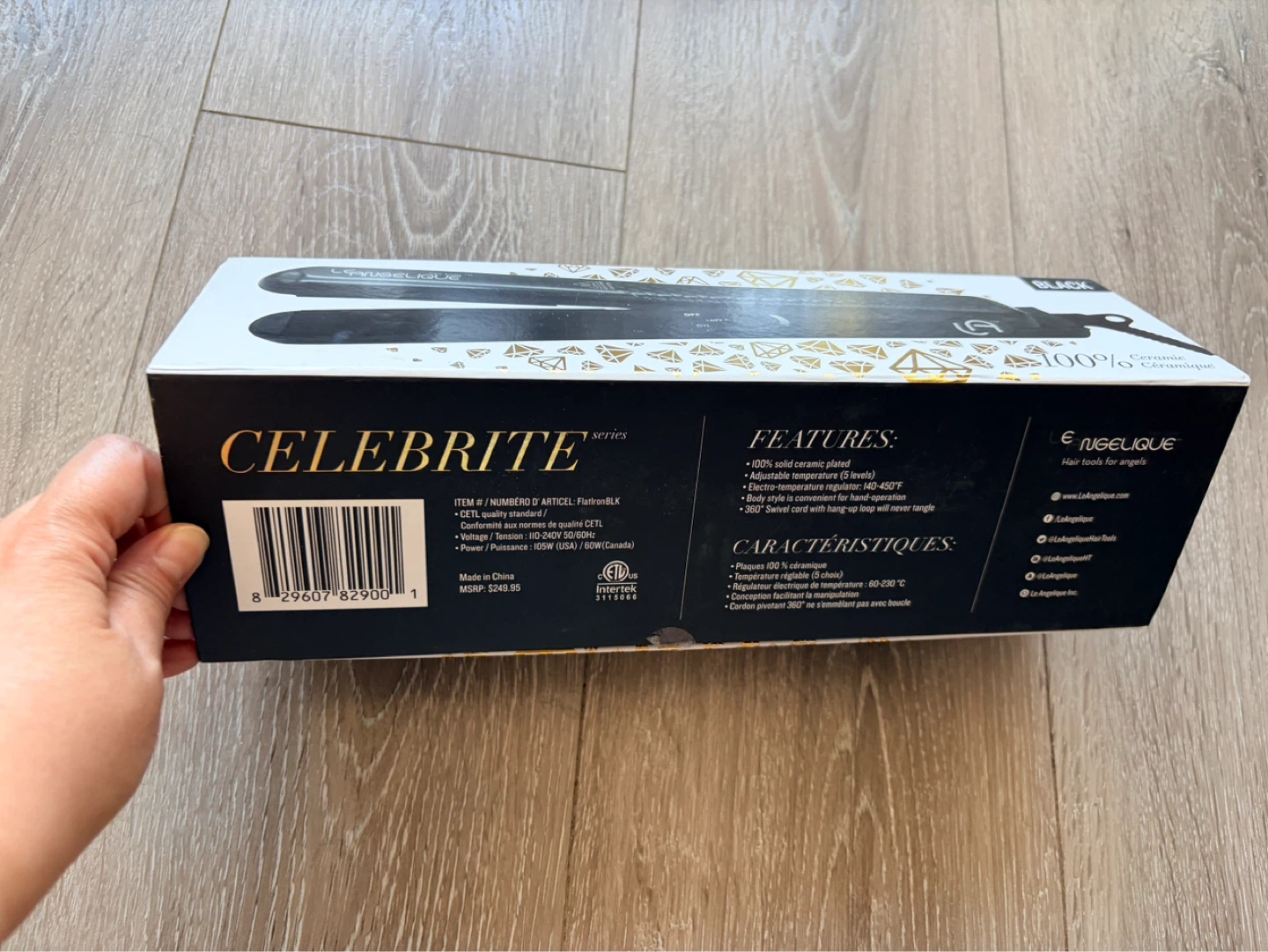 Le Angelique CELEBRITE Series Ultimate Flat Iron - Brand New - photo 4