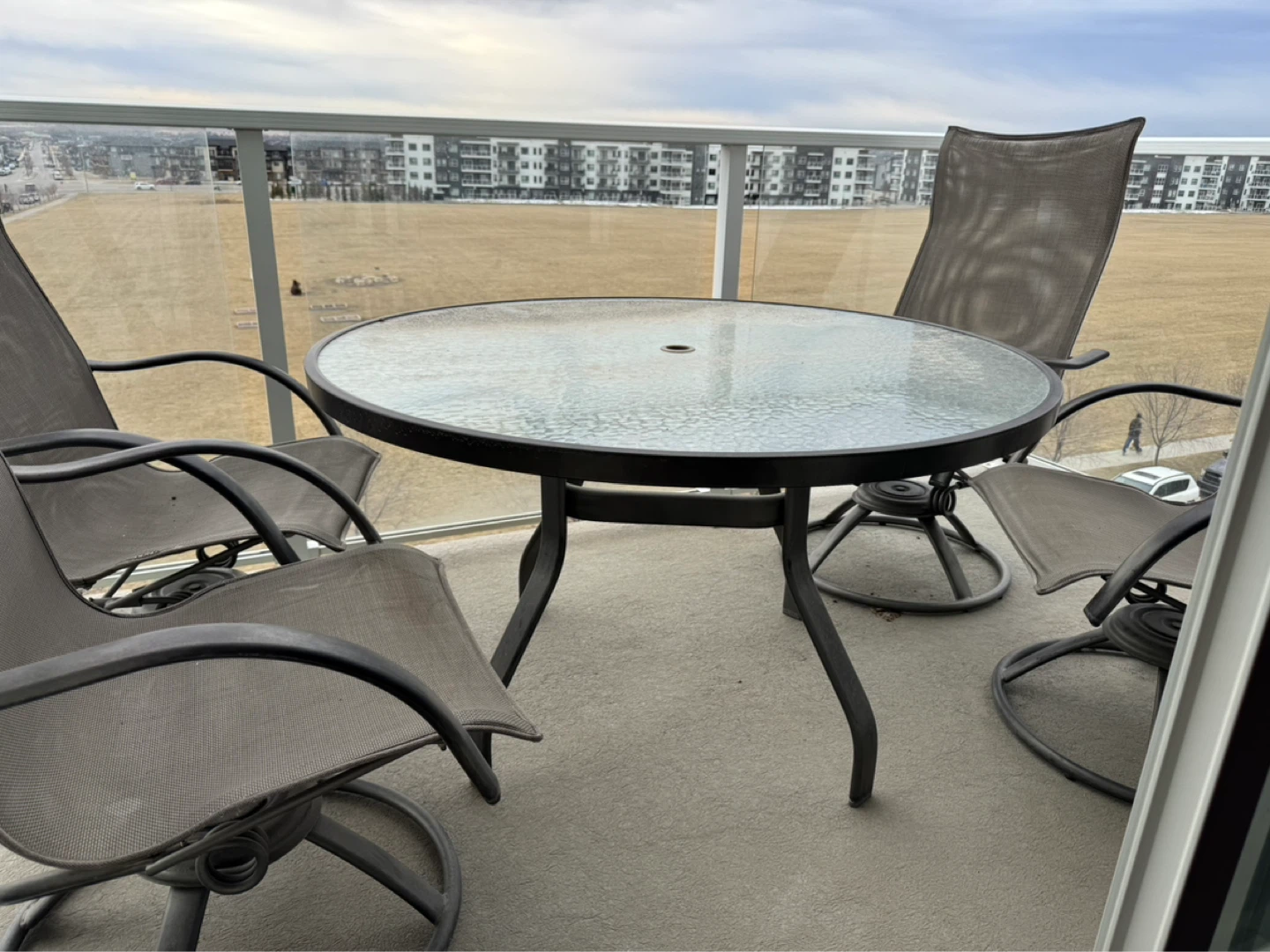 FREE!!! Glass Top Patio Dining Set - photo 2