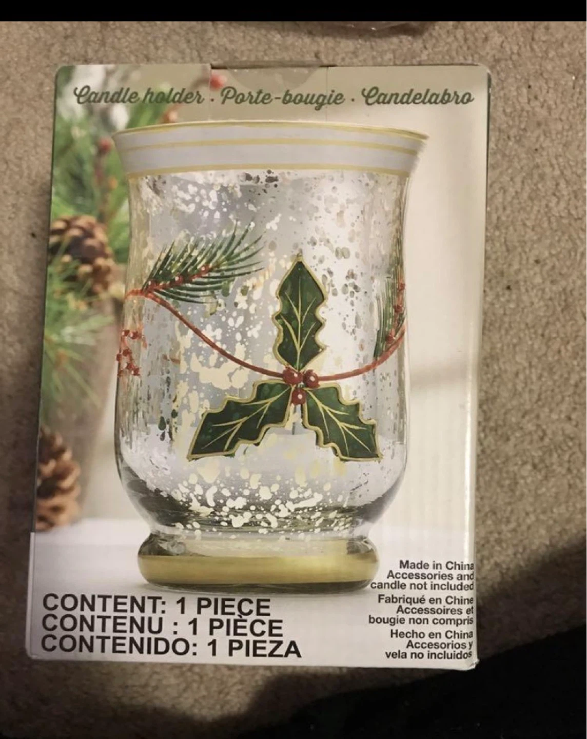 Christmas Candle Holder