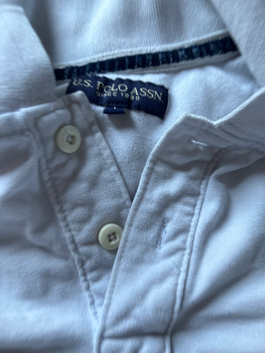 U.S. Polo Assn. White Polo Shirt - photo 4