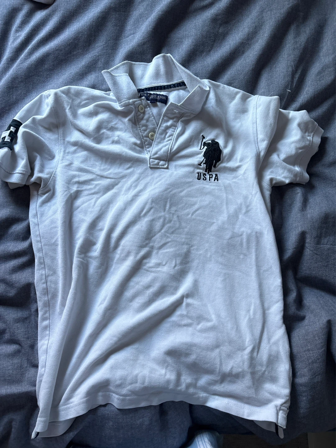 U.S. Polo Assn. White Polo Shirt