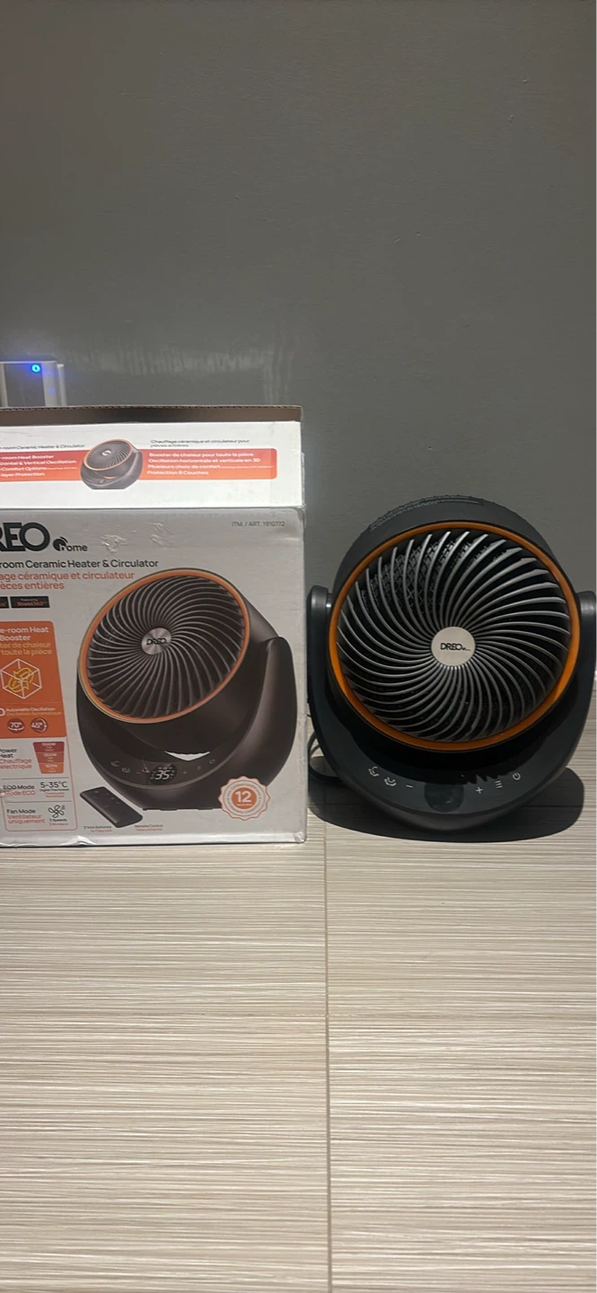 Dreo Oscillating Ceramic Heater and Circulator - photo 2