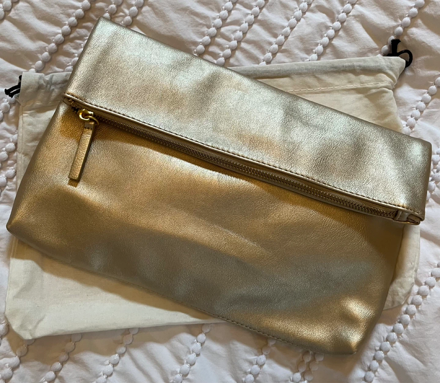 Fawn for The Jilly Box Gold Clutch Bag - photo 2