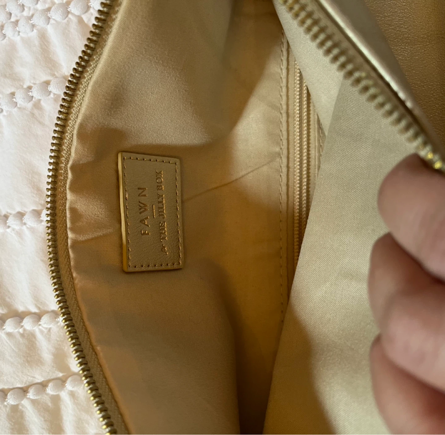 Fawn for The Jilly Box Gold Clutch Bag - photo 5