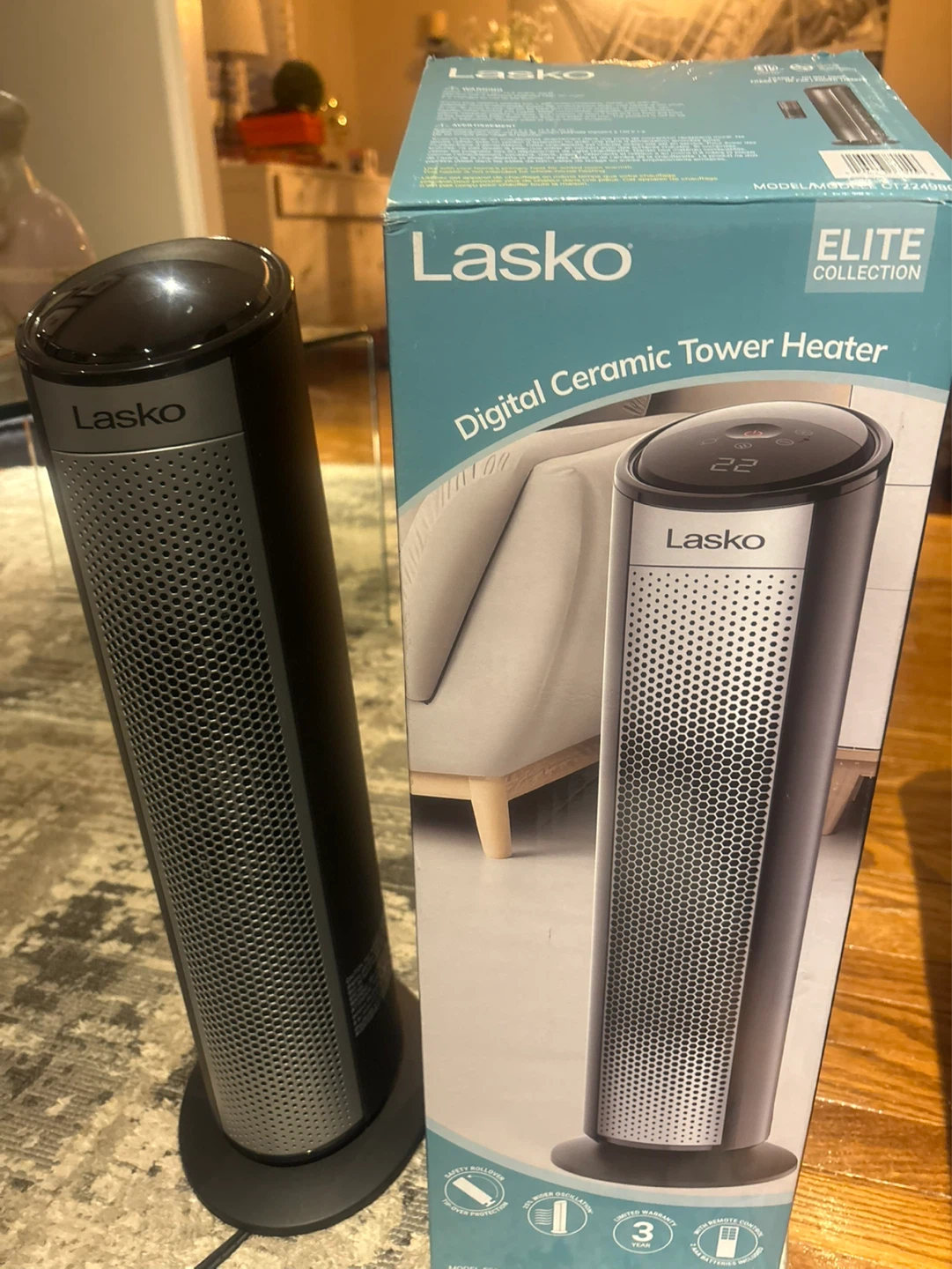 Lasko Digital Ceramic Tower Heater