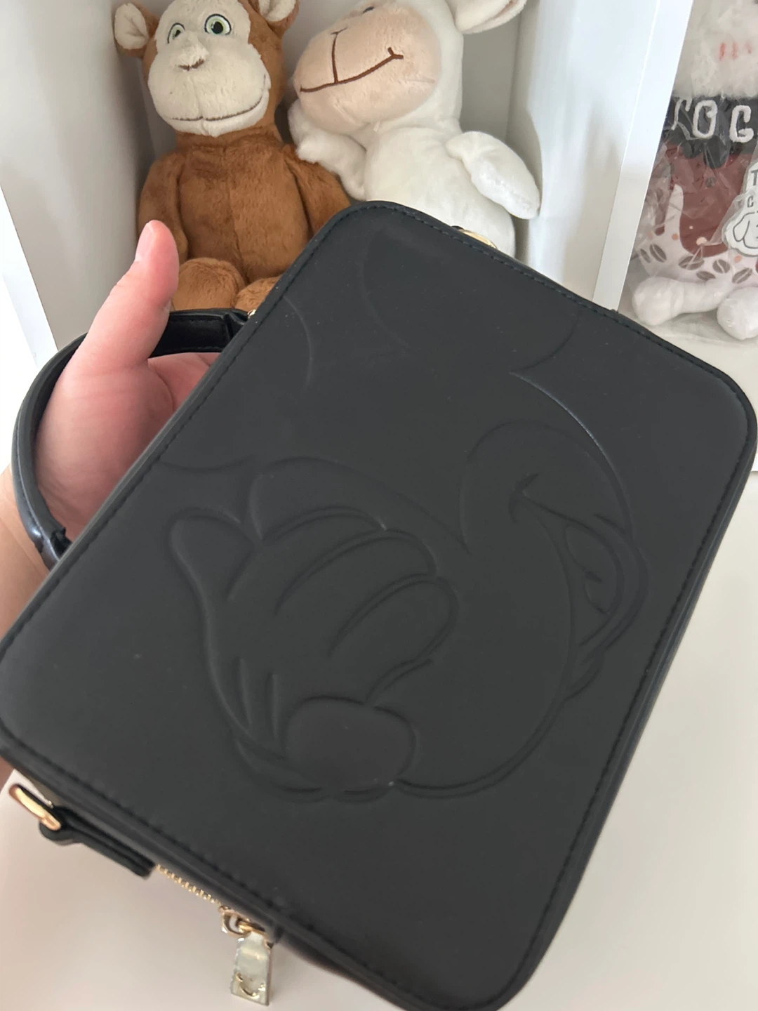 Black Mickey Mouse Embossed Handbag - photo 3