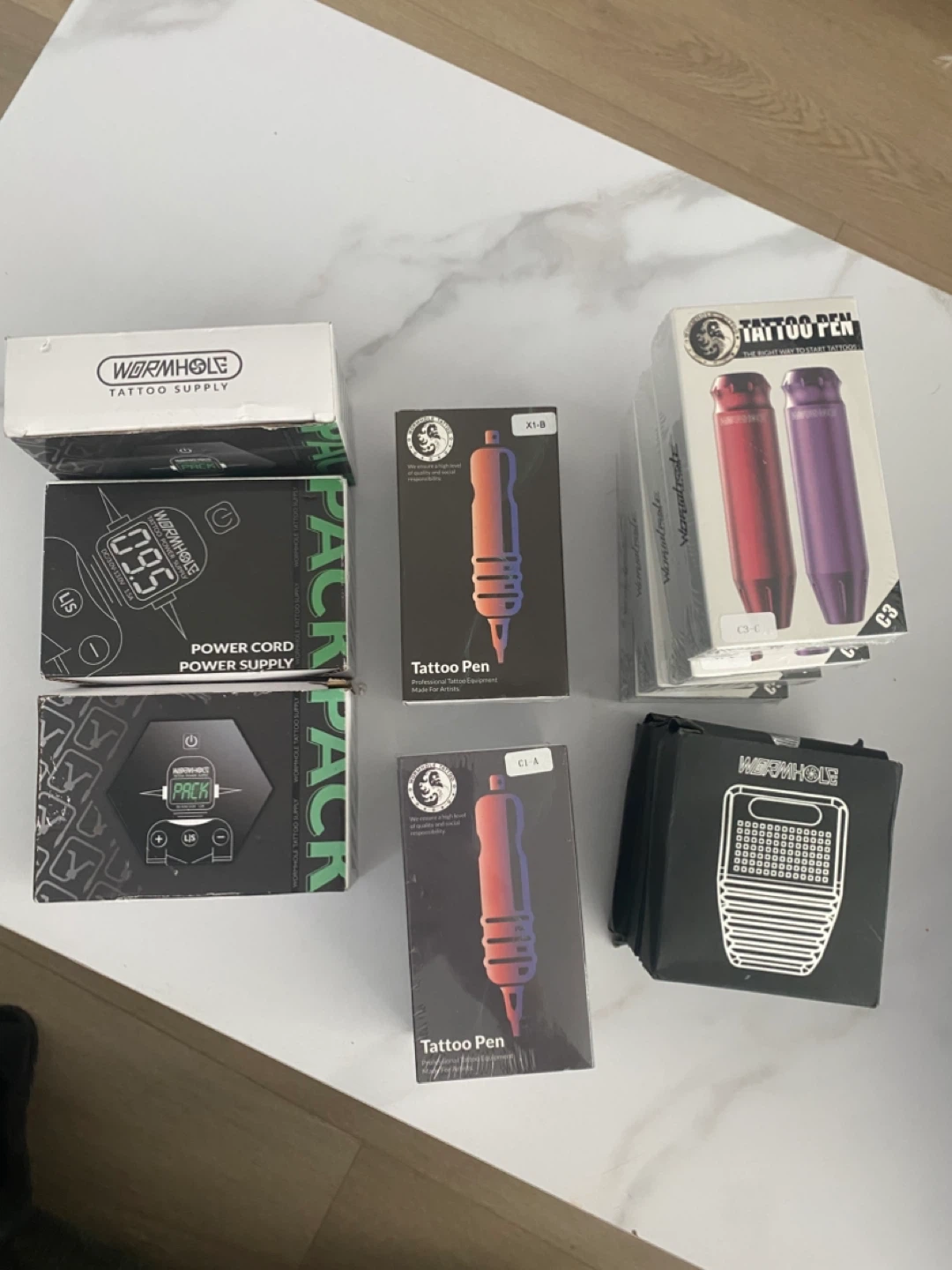 Wormhole Tattoo Pen & Power Supply Bundle
