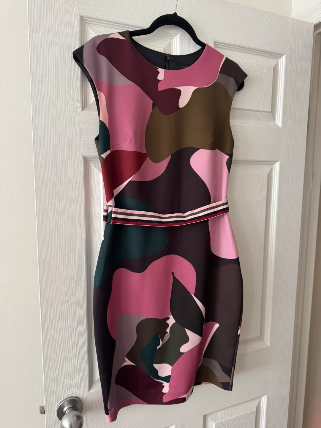 Ted Baker London Women's Camo Print Sheath Dress Size 3