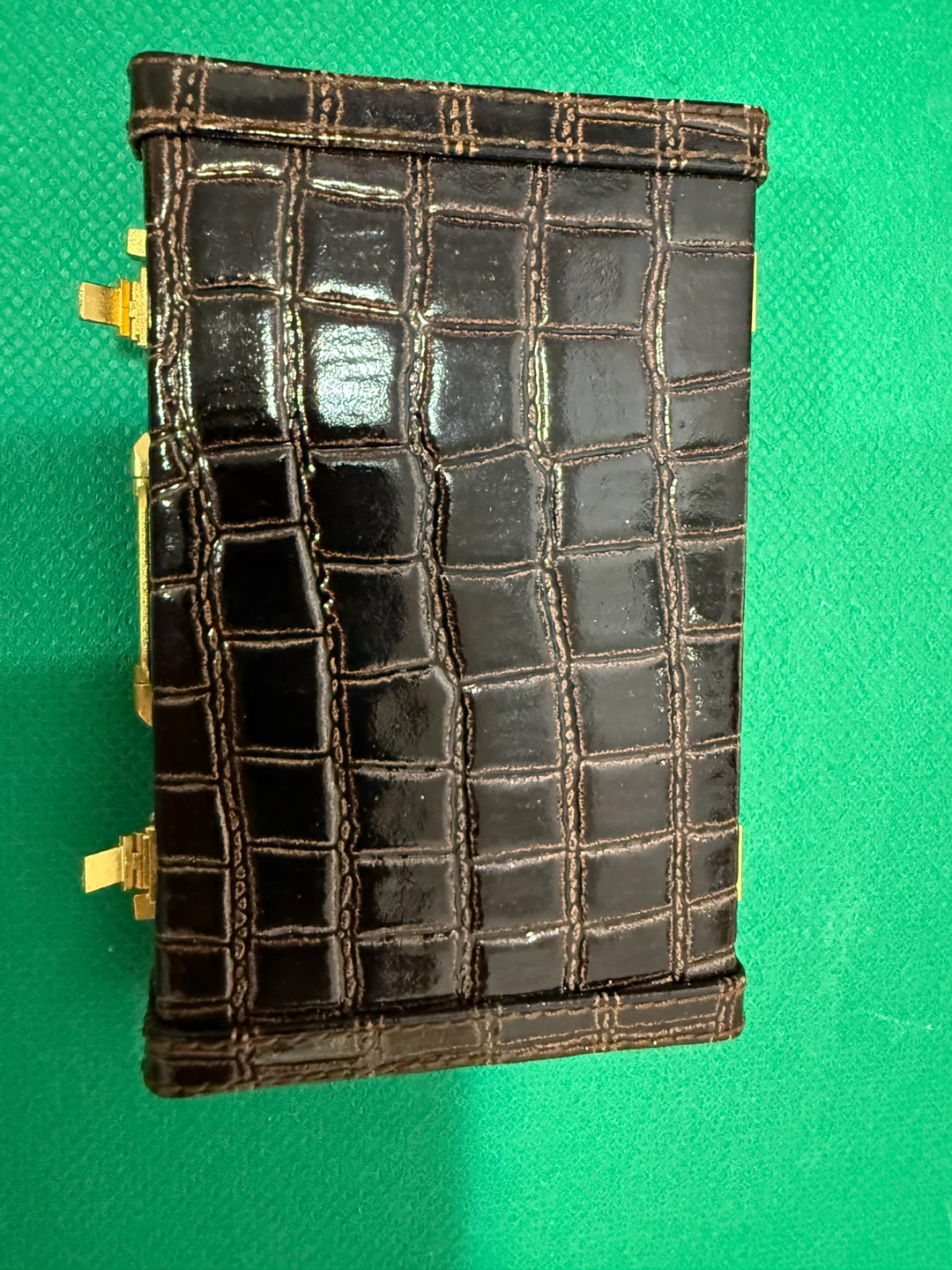 Bally Crocodile Embossed Card Holder - photo 4