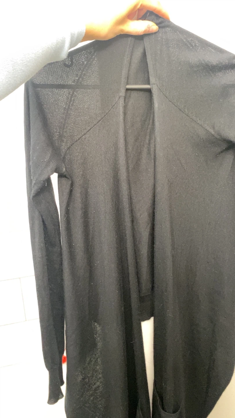 Ted Baker London Black Silk Angora Cardigan Size 1 - photo 3