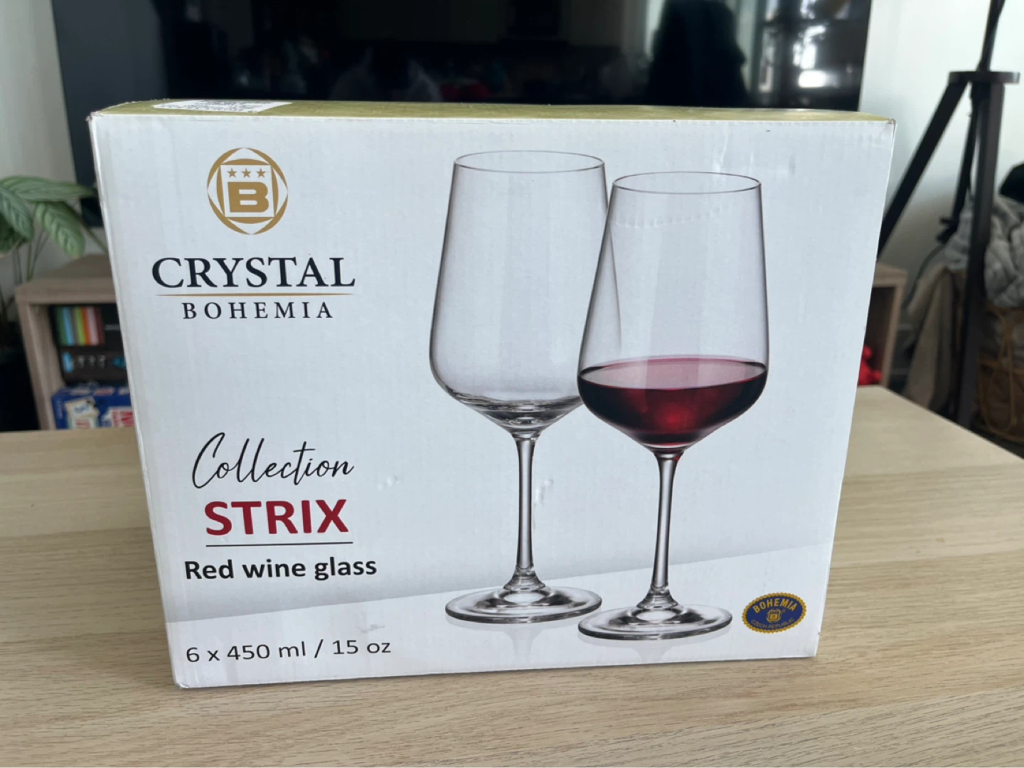 Crystal Bohemia Red Wine Glasses (6-Pack) - photo 2