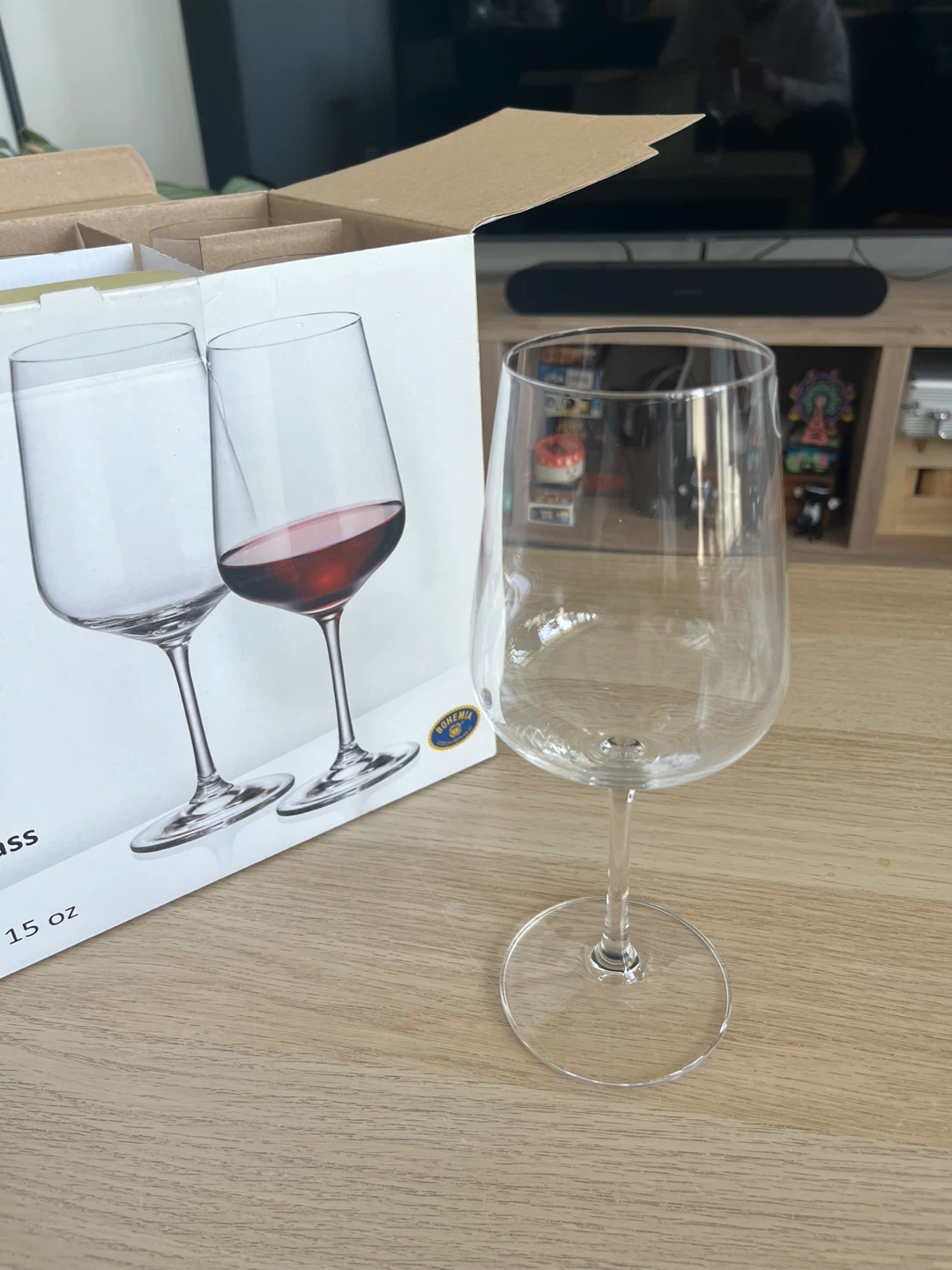 Crystal Bohemia Red Wine Glasses (6-Pack)