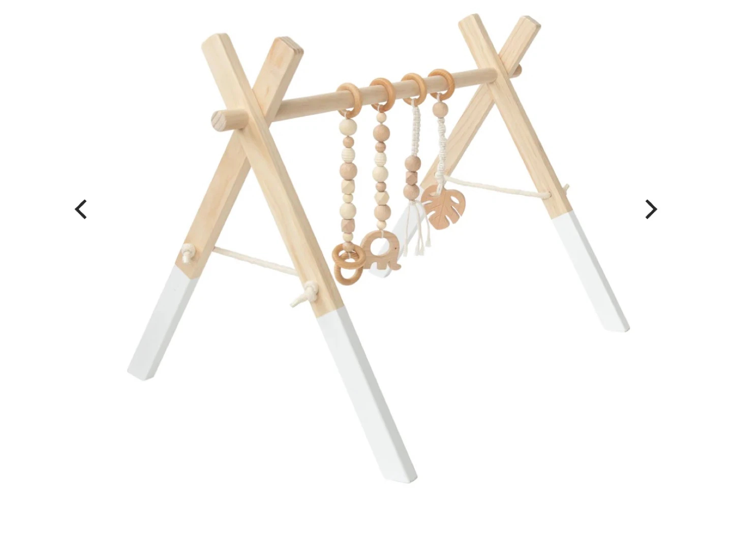 Popppyseed Play Wooden Baby Play Gym - photo 4