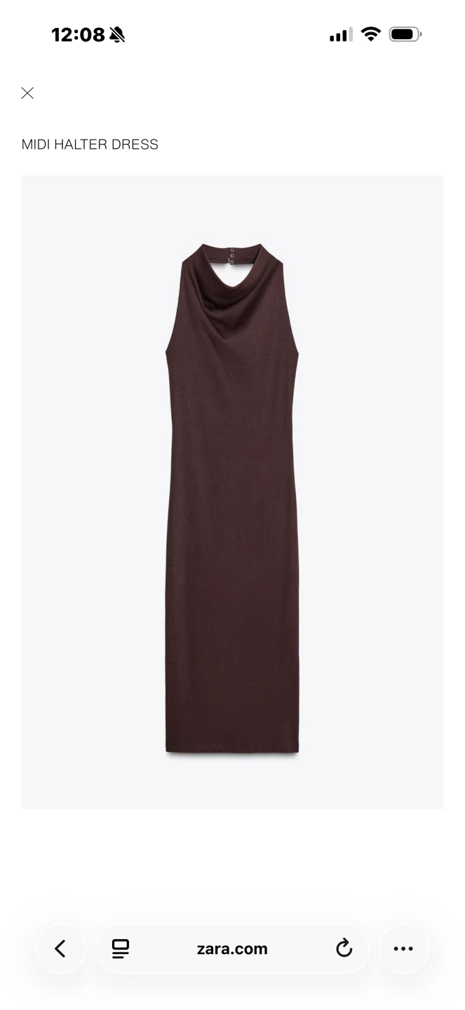 Zara Midi Halter Dress