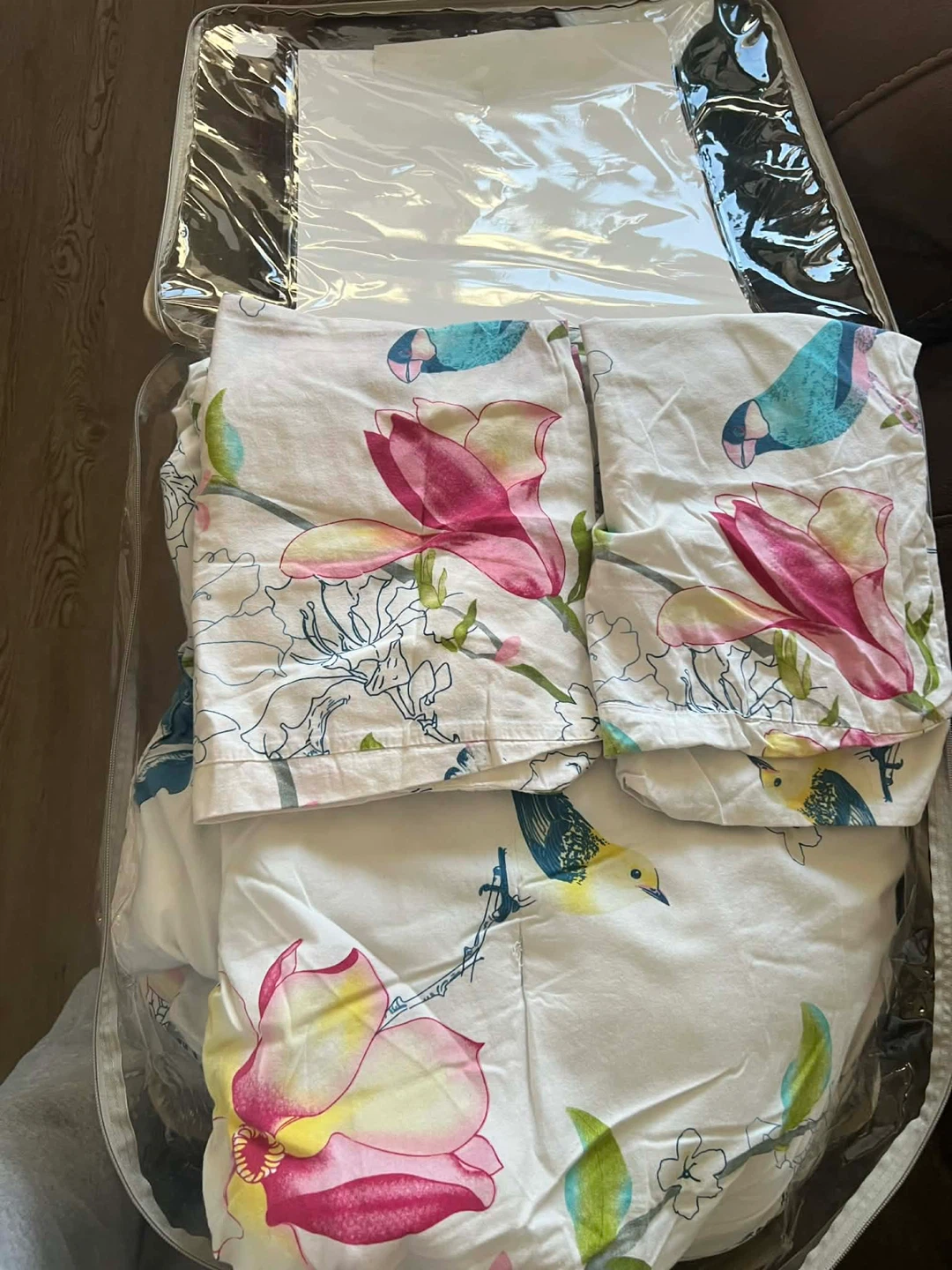 Floral Bird Duvet Cover Set