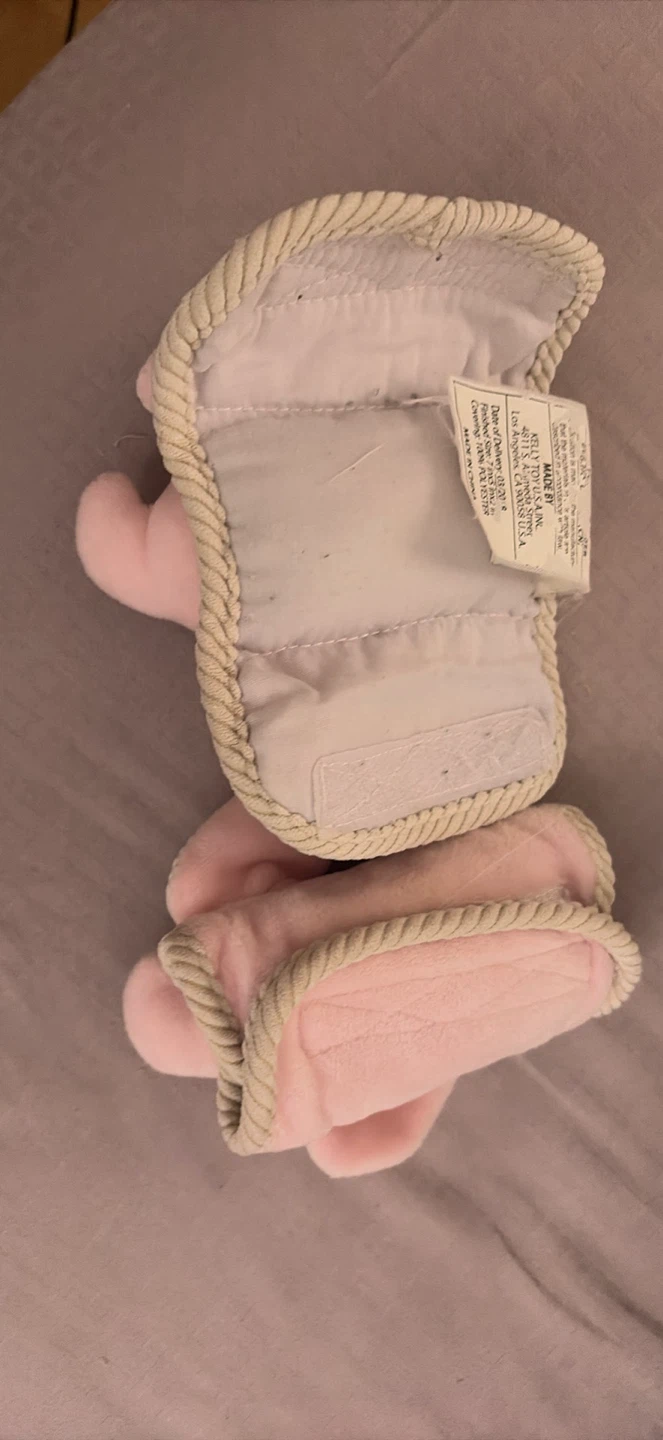 Adorable Pink Elephant Plush Car Seat Strap Protectors - photo 2