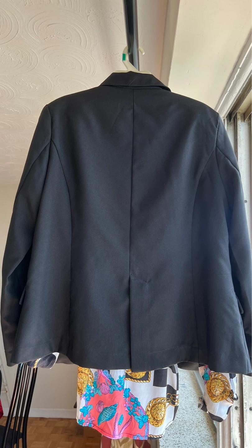 Black Blazer with White shirt