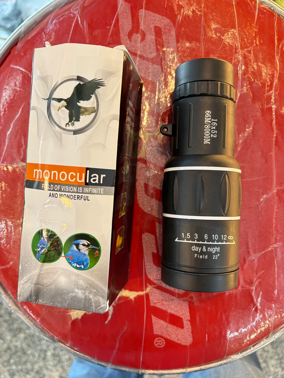 16x52 Monocular