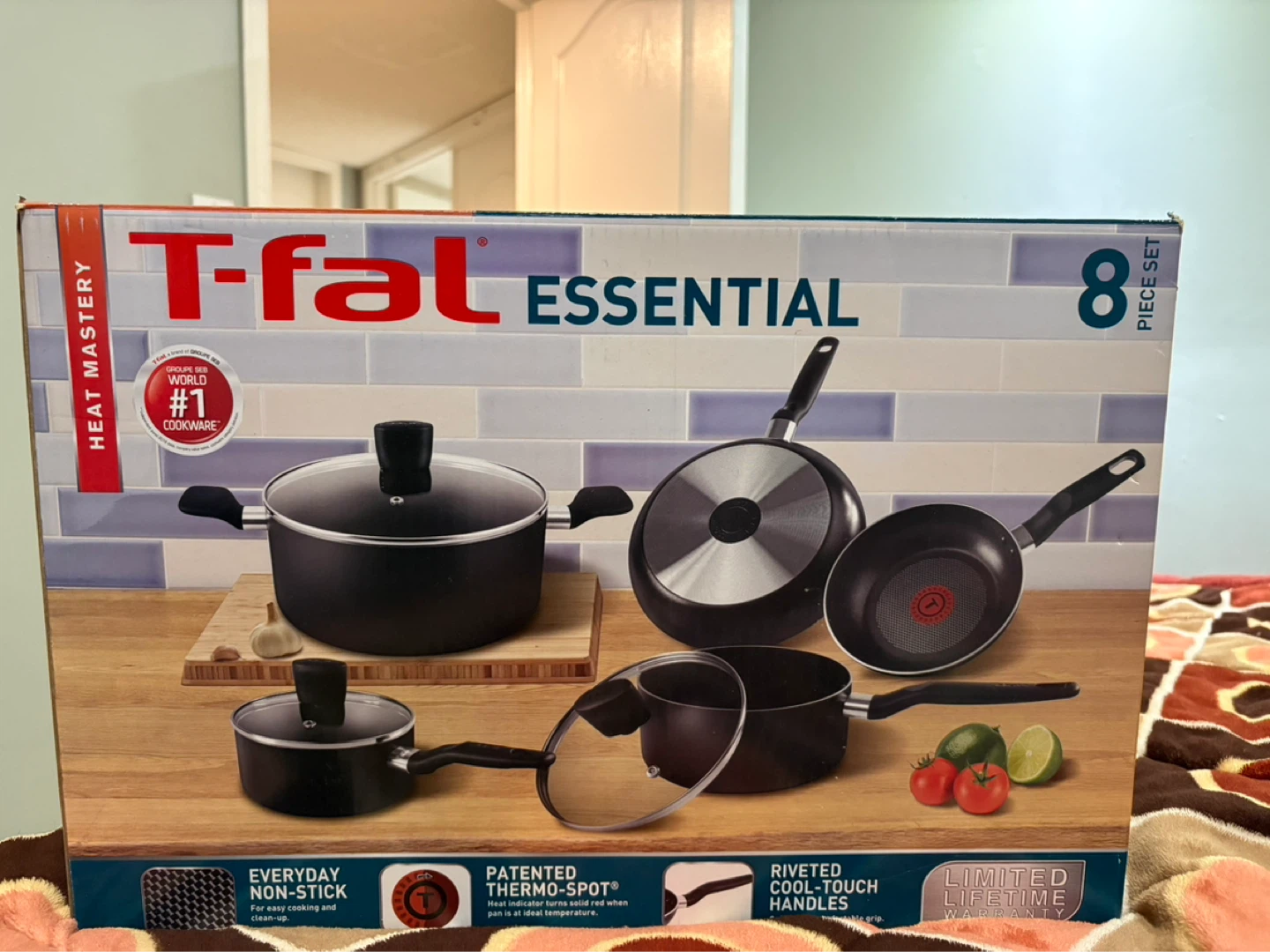 T-fal Essential 8-Piece Cookware Set