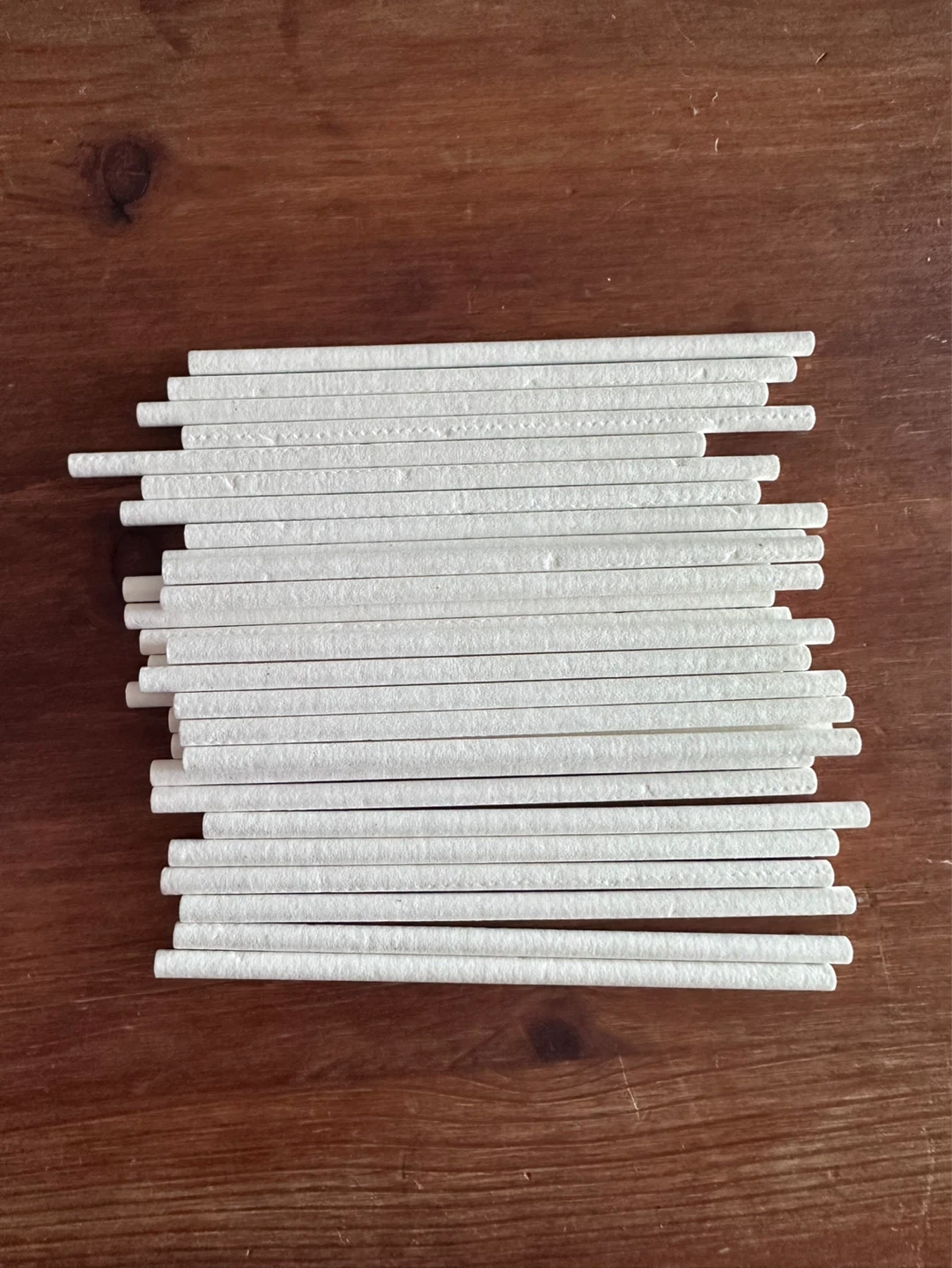 White Paper Sticks- Set of 30
