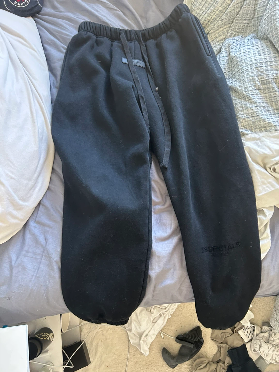 Black essentials pants
