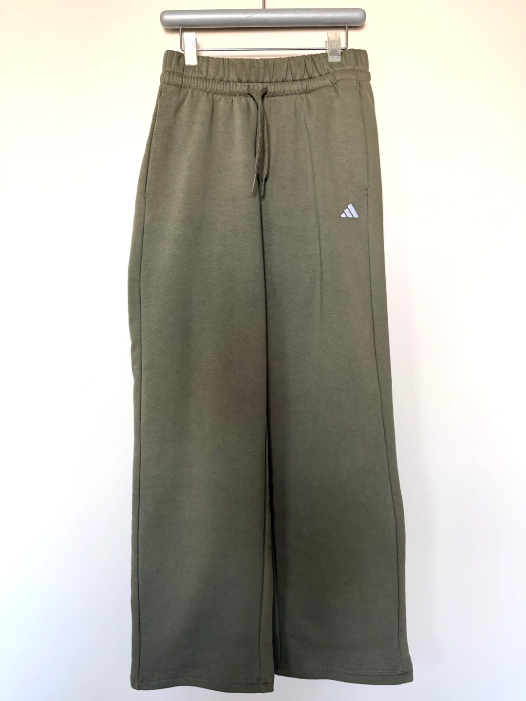 Adidas Soft Luxe Wide Leg Pants - Olive - photo 2