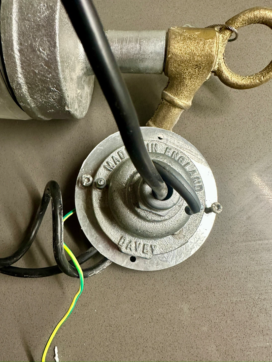 DAVEY VINTAGE INDUSTRIAL WALL SCONCE CEILING LIGHT FIXTURE - photo 3