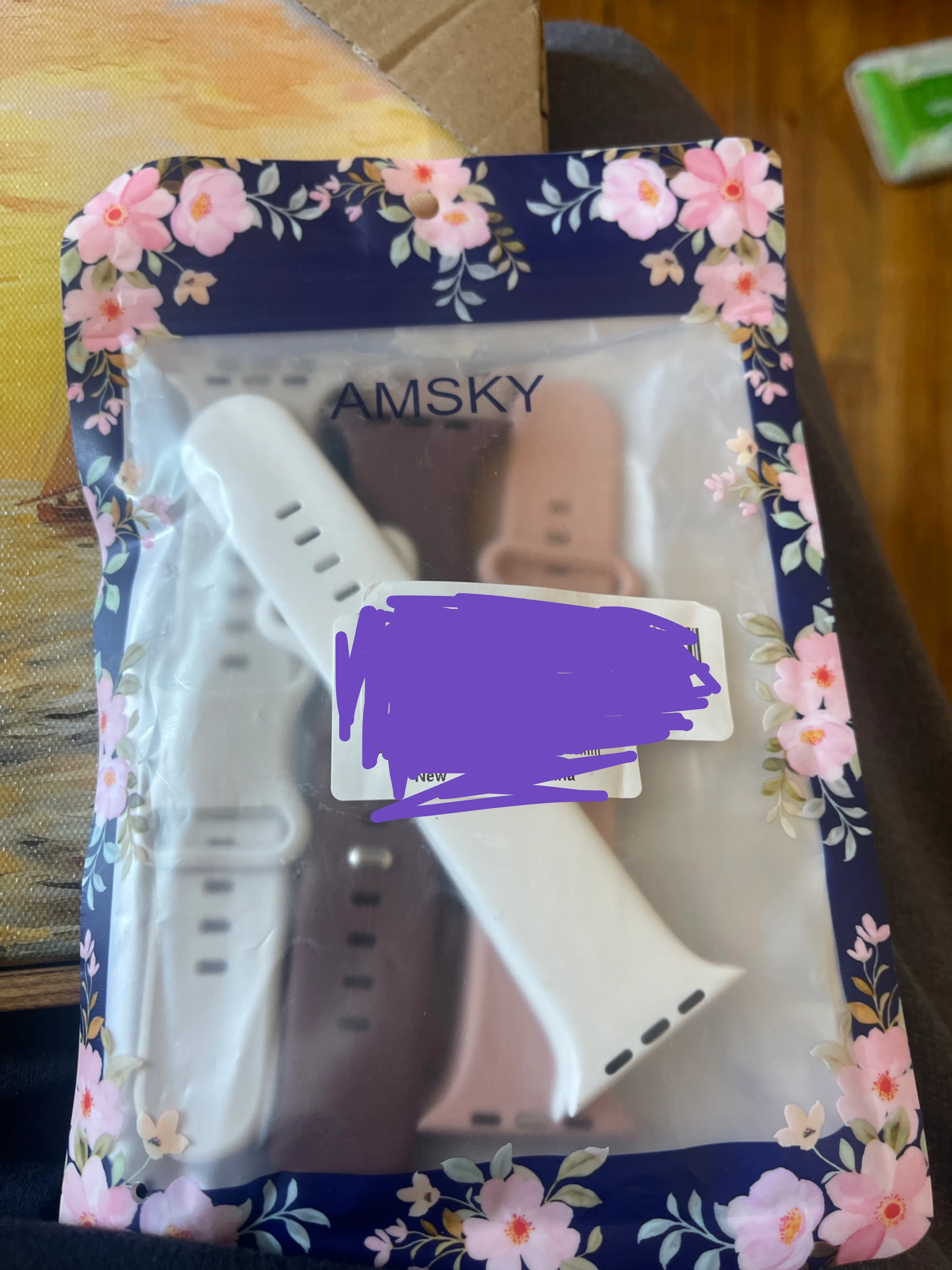AMSKY Silicone Watch Bands - 3 Pack