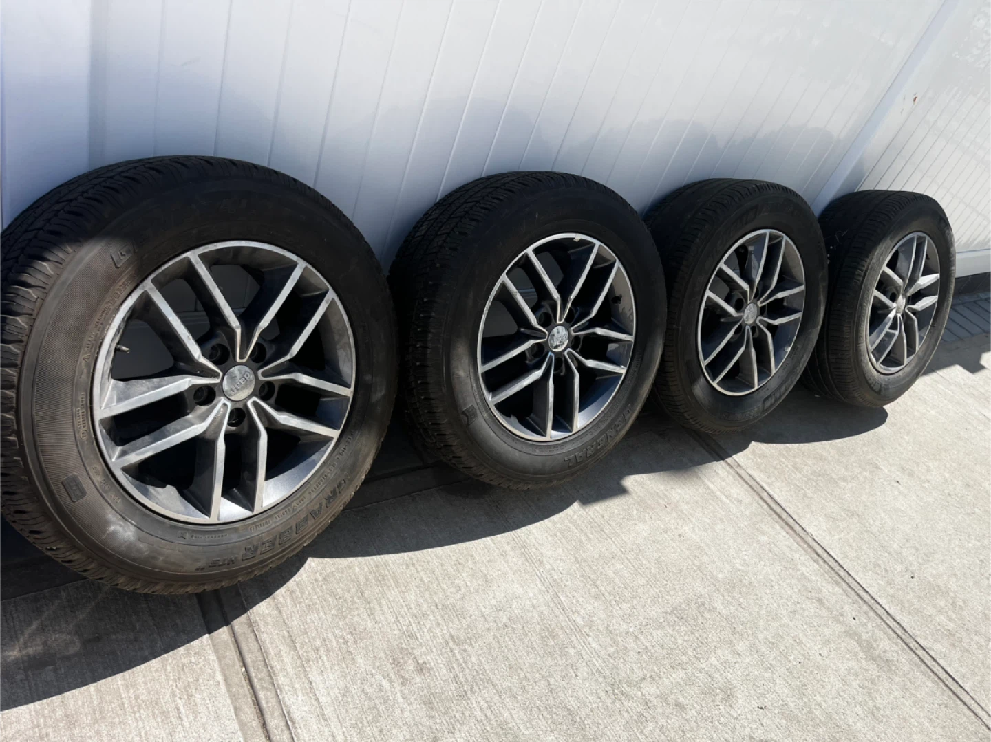 Set of 4 Jeep Wheels and Tires - photo 2
